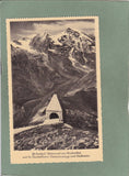 AK Dr. Dollfuß Ehrenmal am Fuschertörl mit Gr. Wiesbachhorn, Bratschenköpfe und Glocknerin.