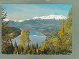 AK Millstätter See mit Kreuzeck- und Reißeckgruppe.