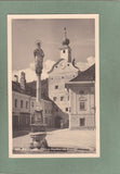 AK Gmünd in Kärnten. Unteres Stadttor mit Brunnen.