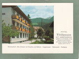 AK Berg im Drautal. Hotel Waldpension mit Kärntnerhof und Alpenblick.
