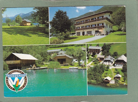 AK Techendorf. Weissensee. Pension Untergasser. F. Martischnig. Neusach 62.
