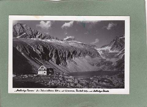 AK Mallnitzer Tauern A. v. Schmidthaus mit Dösenersee …