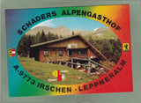 Sticker-AK Irschen – Leppneralm. Schaders Alpengasthof.