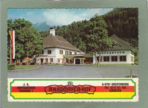 AK Greifenburg. Rasdorfer-Hof. J.K. Hopfgartner. Rasdorf 1.