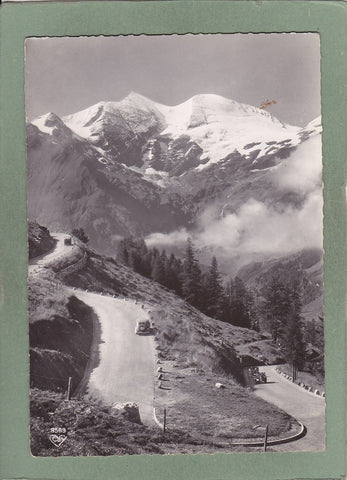 AK Grossglockner – Hochalpenstrasse mit Käfertal, Sonnenwelleck und Fuscherkarkopf.