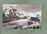 AK Grossglockner – Hochalpenstrasse. Kaiser-Franz.Josefhaus mit Grossglockner.