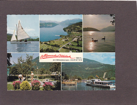 AK Alpenseebad Döbriach am Millstättersee.