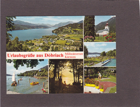 AK Urlaubsgrüße aus Döbriach. Millstättersee.