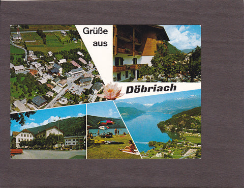 AK Grüße aus Döbriach.