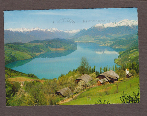 AK Blick vom Glanz Döbriach am Millstättersee.