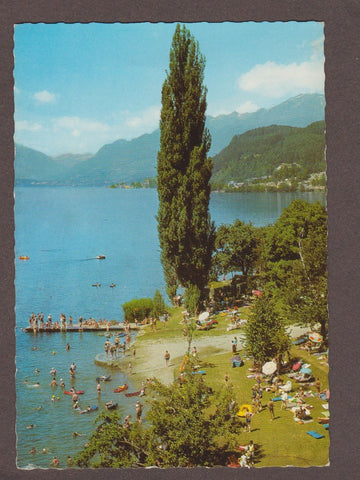 AK Dellach, Millstättersee. Strandbad der Gemeinde Obermillstatt.