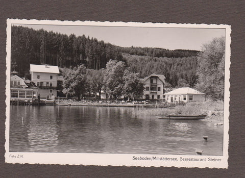 AK Seeboden/Millstättersee. Seerestaurant Steiner.