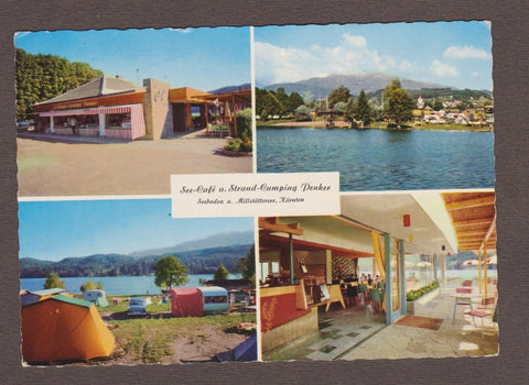 AK Seeboden am Millstättersee. See-Cafe u. Strand-Camping Penker.