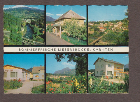 AK Sommerfrische Lieserbrücke.