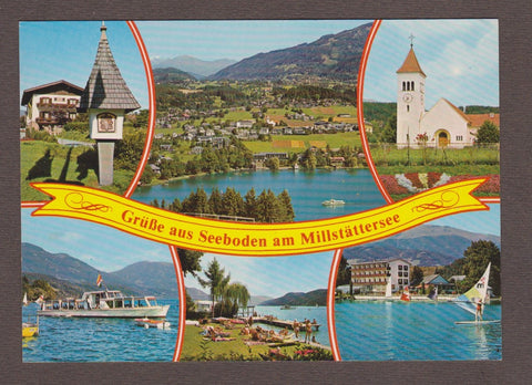 AK Grüße aus Seeboden am Millstättersee.