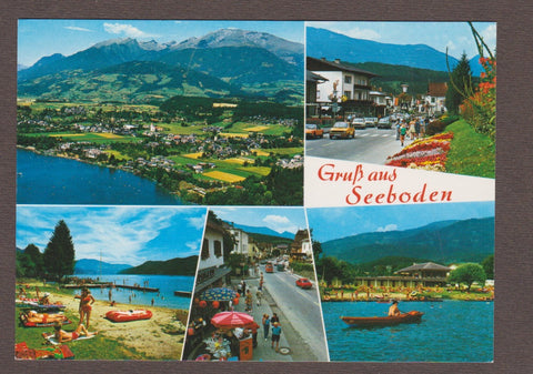 AK Gruß aus Seeboden, Millstättersee.