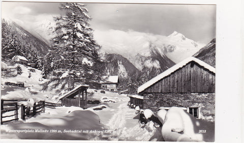 AK Mallnitz, Seebachtal mit Ankogel.