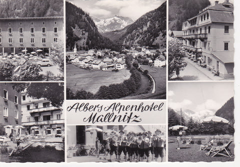 AK Mallnitz. Albers Alpenhotel.