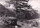 AK Mallnitz. Eveling-Promenade mit dem Ankogel.