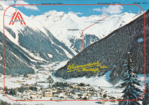 AK Wintersportplatz Mallnitz.