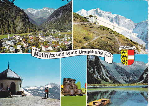 AK Mallnitz und seine Umgebung.