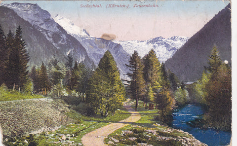 AK Seebachtal. Tauernbahn. (1923)