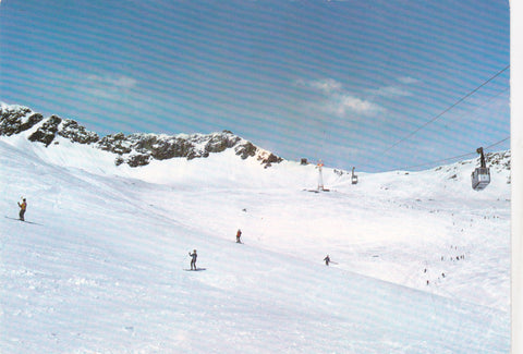 AK Wintersportort Mallnitz an der Tauernbahn. Ankogelbahn.