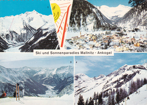 AK Ski und Sonnenparadies Mallnitz-Ankogel.