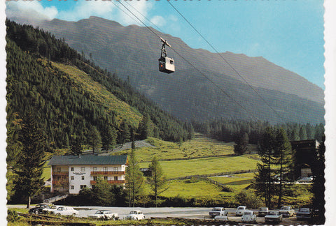 AK Ankogelbahn-Talstation und Gasthaus Pension Alpenrose am Stappitzersee bei Mallnitz.