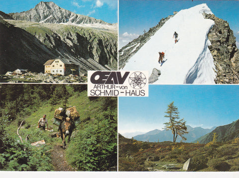 AK OEAV Arthur von Schmid Haus. Mallnitz. 110 Jahre Alpenvereinssektion Graz 1870-1980.