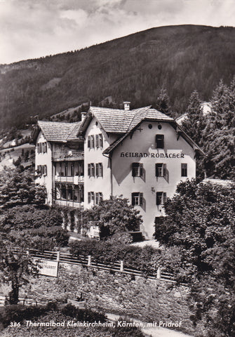 AK Thermalbad Kleinkirchheim mit Pridröf. Heilbad Ronacher.