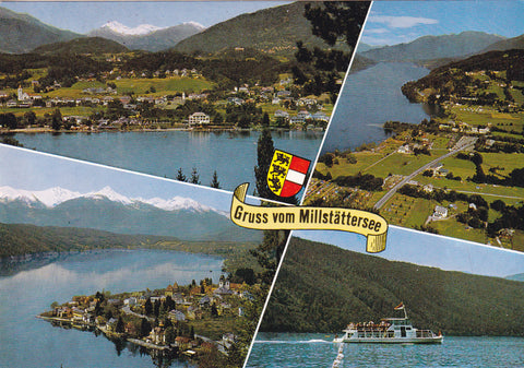 AK Gruss vom Millstättersee.
