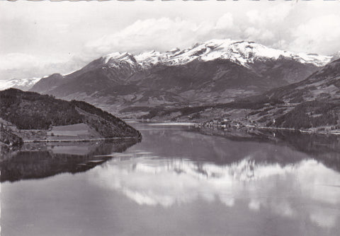 AK Blick auf den Millstättersee und Reißeckgruppe.