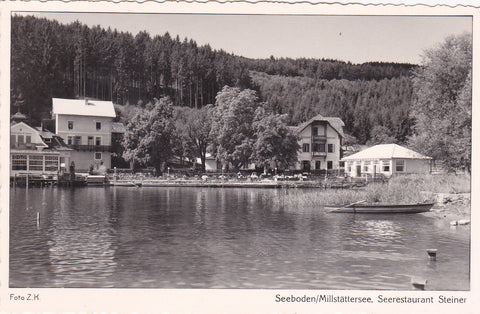 AK Seeboden/Millstättersee, Seerestaurant Steiner.