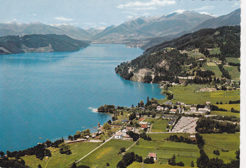 AK Alpenseebad Döbriach am Millstättersee.