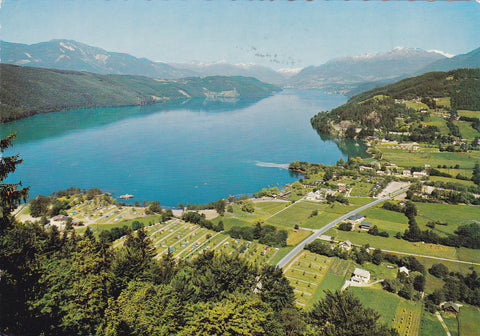 AK Alpenseebad Döbriach am Millstättersee.