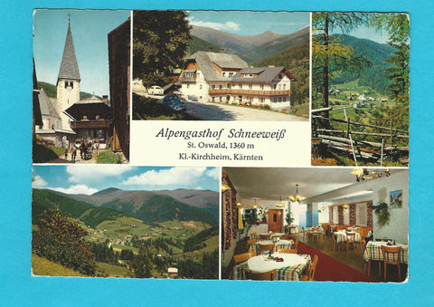 AK Alpengasthof Schneeweiß St. Oswald Bad Kleinkirchheim.