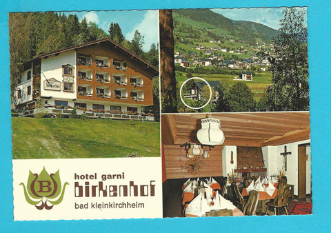 AK Bad Kleinkirchheim. Hotel Pension Birkenhof. Inh.: Charlotte & S. Ortner.