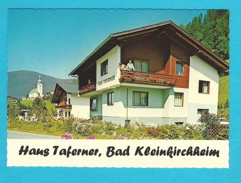 AK Bad Kleinkirchheim. Haus Taferner. Frühstückspension. Zirkitzen 43.