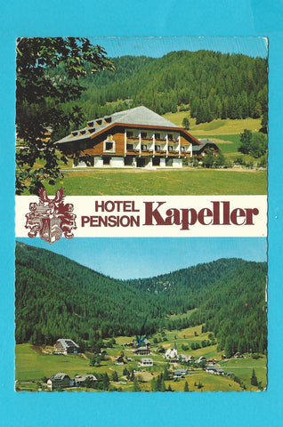 AK  Bad Kleinkirchheim. St. Oswald. Hotel Pension Kapeller.