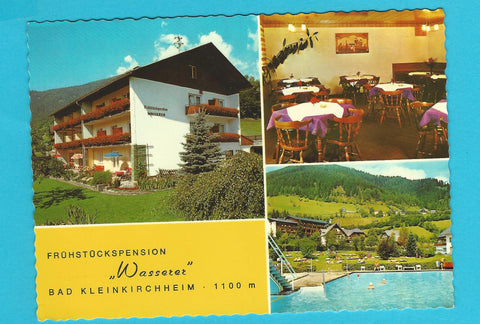 AK Bad Kleinkirchheim. Bach 43. Frühstückspension Wasserer.