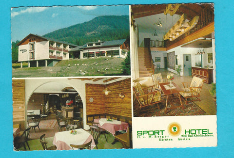 AK Bad Kleinkirchheim. Sport Hotel H. u. M. Berger.