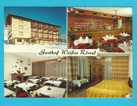AK Bad Kleinkirchheim. Gasthof Weißes Rössl Johann u. Hilde Maierbrugger.