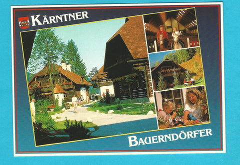 AK Kärntner Bauerndörfer Seeleitn. Faak am See.