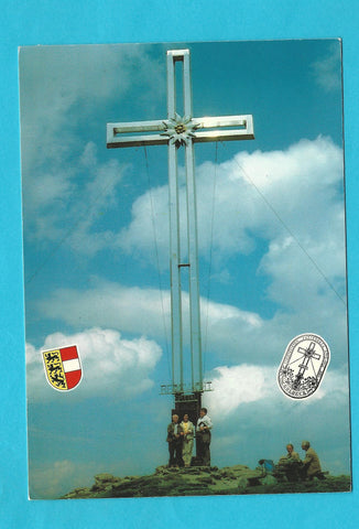 AK Martennock - Goldeck. Österreichs größtes Gipfelkreuz.