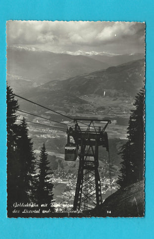 AK Goldeckbahn mit Blick gegen das Liesertal und Millstätteralpe.
