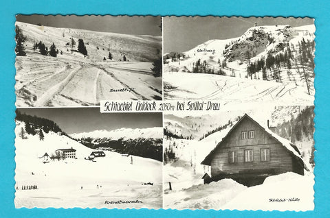 AK Schigebiet Goldeck bei Spittal Drau.