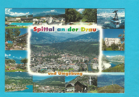 AK Spittal an der  Drau und Umgebung.