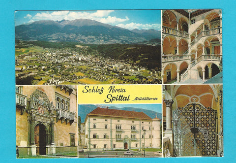 AK Spittal/Drau. Schloß Porcia.