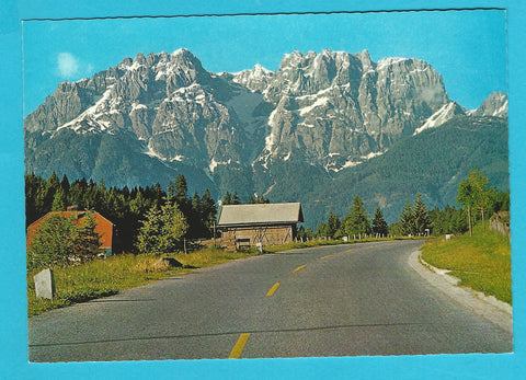 AK Blick von der Iselsberg-Paßhöhe Kärnten-Tirol gegen Lienzer Dolomiten.
